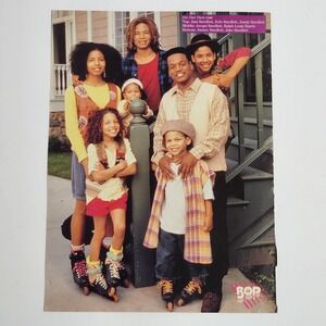 Jussie Smollett On Our Own Spankee Rodgers double-sided pinup clipping vtg 8x10